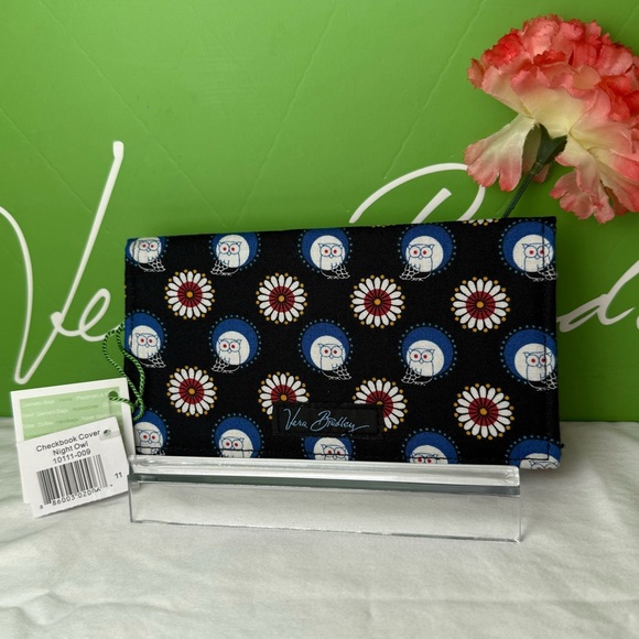 NWT Vera Bradley Night Owl Checkbook Cover Retired New Owl Checkbook Cover - Picture 1 of 7